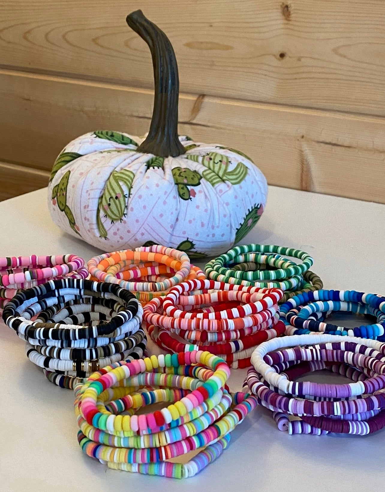 Bracelet Set of 8 The BIG Set COOL Tones GREEN Chakra