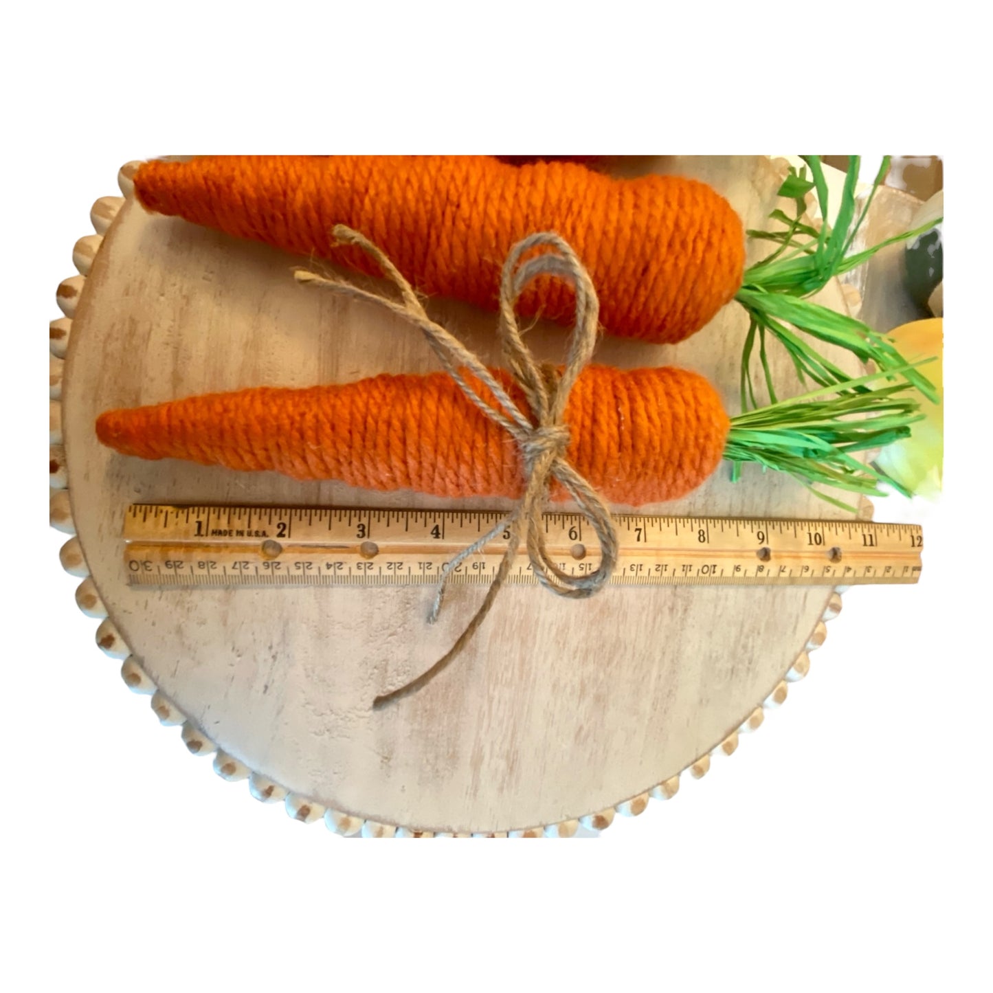 Spring Centerpiece Easter Party Basket Filler Handmade Carrots Set of 3