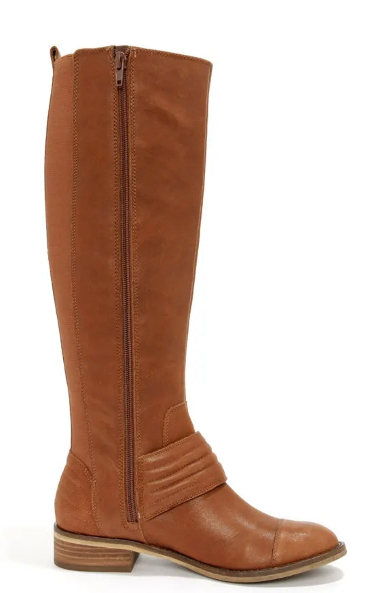 ‼️SOLD‼️Jessica Simpson Elmont Rich Bourbon Leather Equestrian Riding Boots Size 10 NWOB
