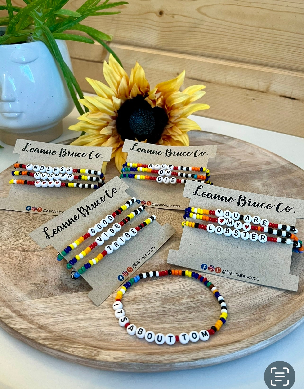 Cheeky Collection Bracelet Sets of 3 Little Word Era Mantra Bracelets Part 2 MUST ORDER 10 TOTAL SETS OF 3