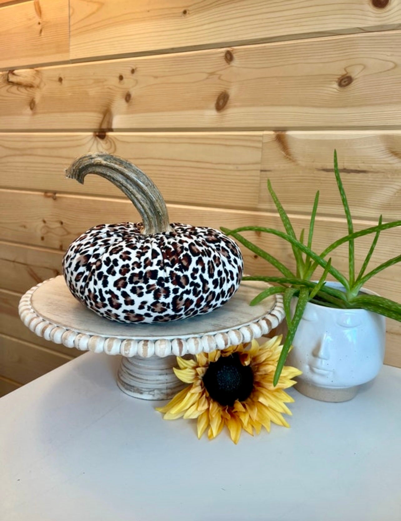 EXTRA LARGE ANIMAL PRINT PUMPKIN - JAGUAR