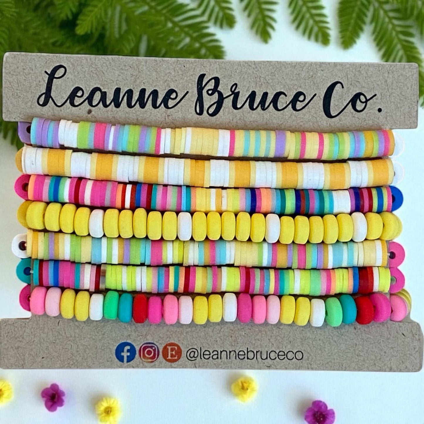 The LITTLE Sets WARM Tones ARM CANDY BRACELET COLLECTION - YELLOW