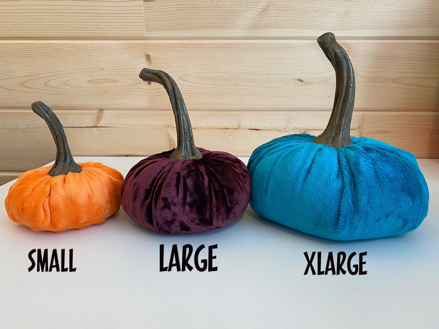 LARGE PUMPKINS - CREATE YOUR OWN SET OF COLORS