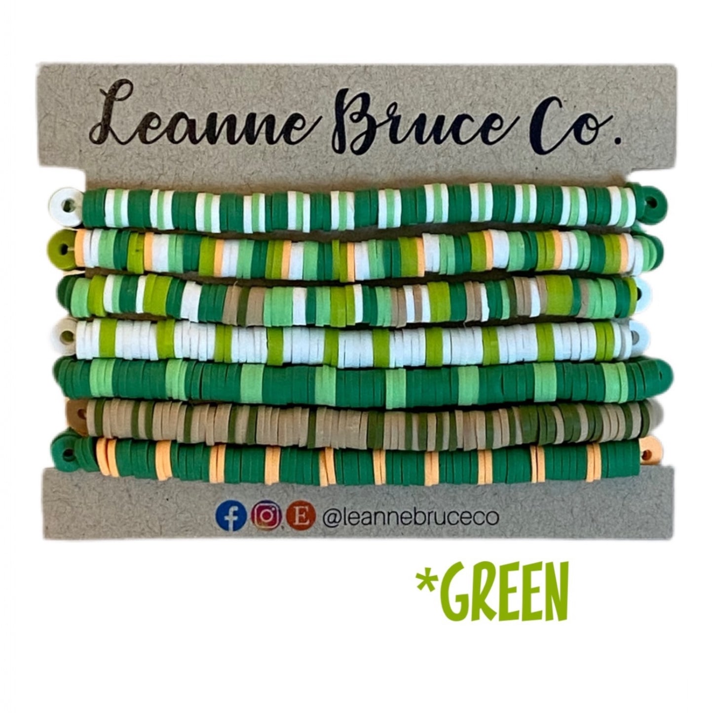 The LITTLE Sets COOL Tones ARM CANDY BRACELET COLLECTION - GREEN