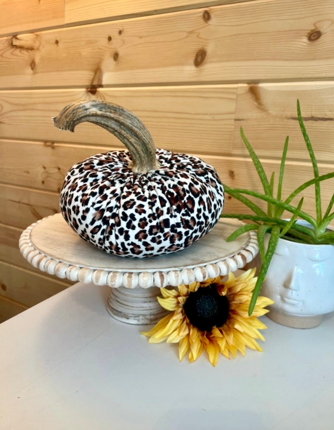 EXTRA LARGE ANIMAL PRINT PUMPKIN - JAGUAR