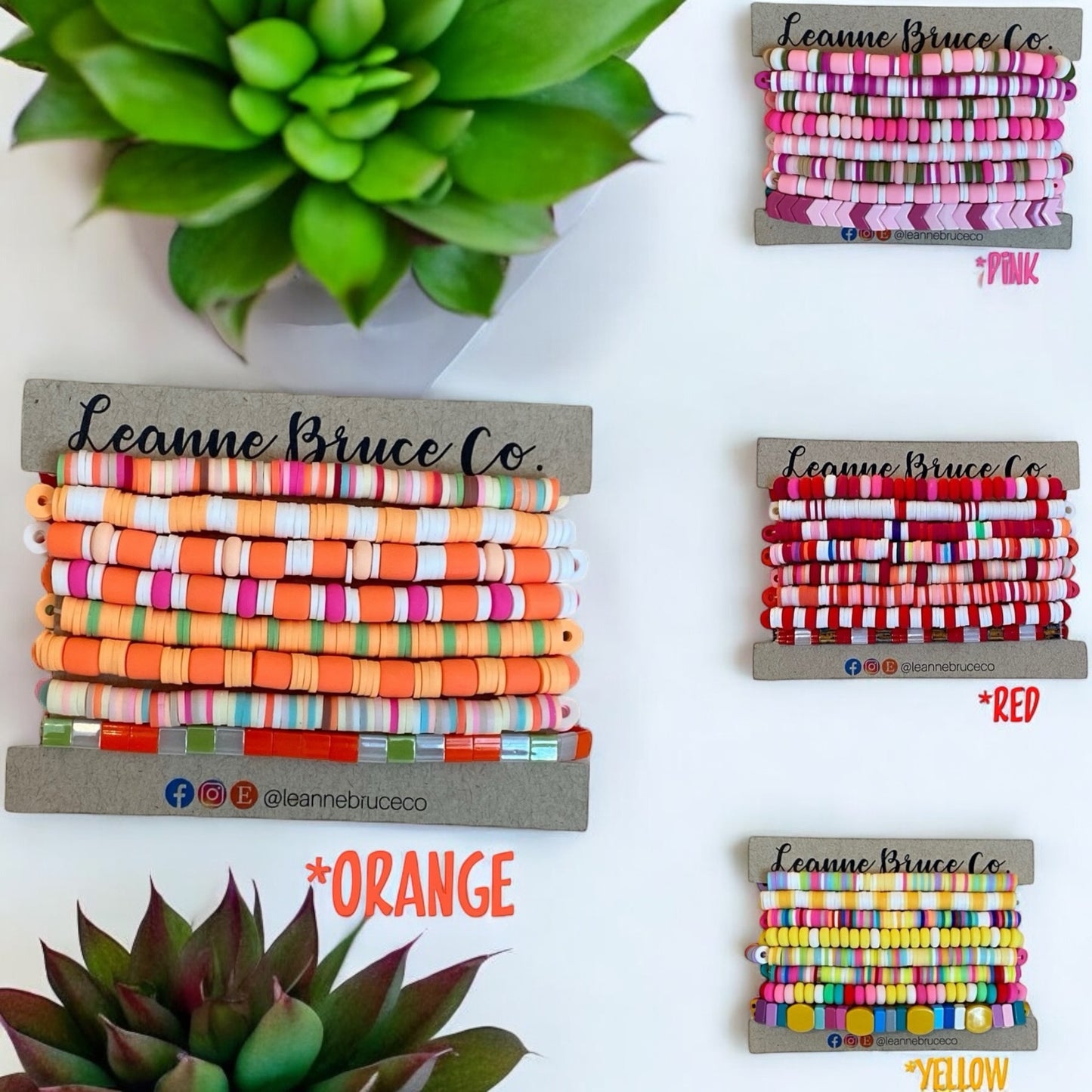 Bracelet Sets of 8 Stretchy Stack Bracelets COOL Tones and WARM Tones Jewelry Gift Set Arm Candy Bracelet Collection Chakra Layer Bracelets