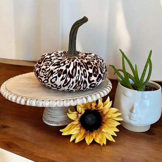 EXTRA LARGE ANIMAL PRINT PUMPKIN - LEOPARD