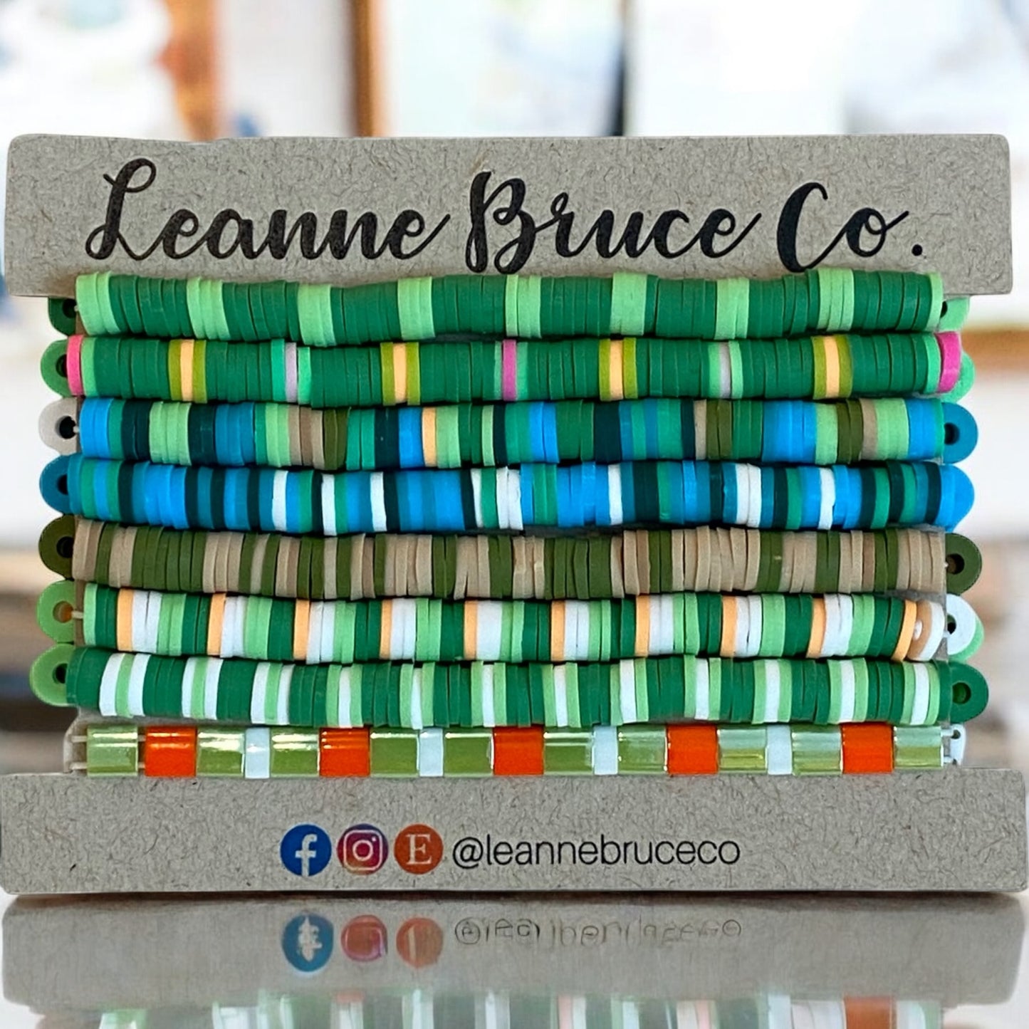 Bracelet Sets of 8 Stretchy Stack Bracelets COOL Tones and WARM Tones Jewelry Gift Set Arm Candy Bracelet Collection Chakra Layer Bracelets