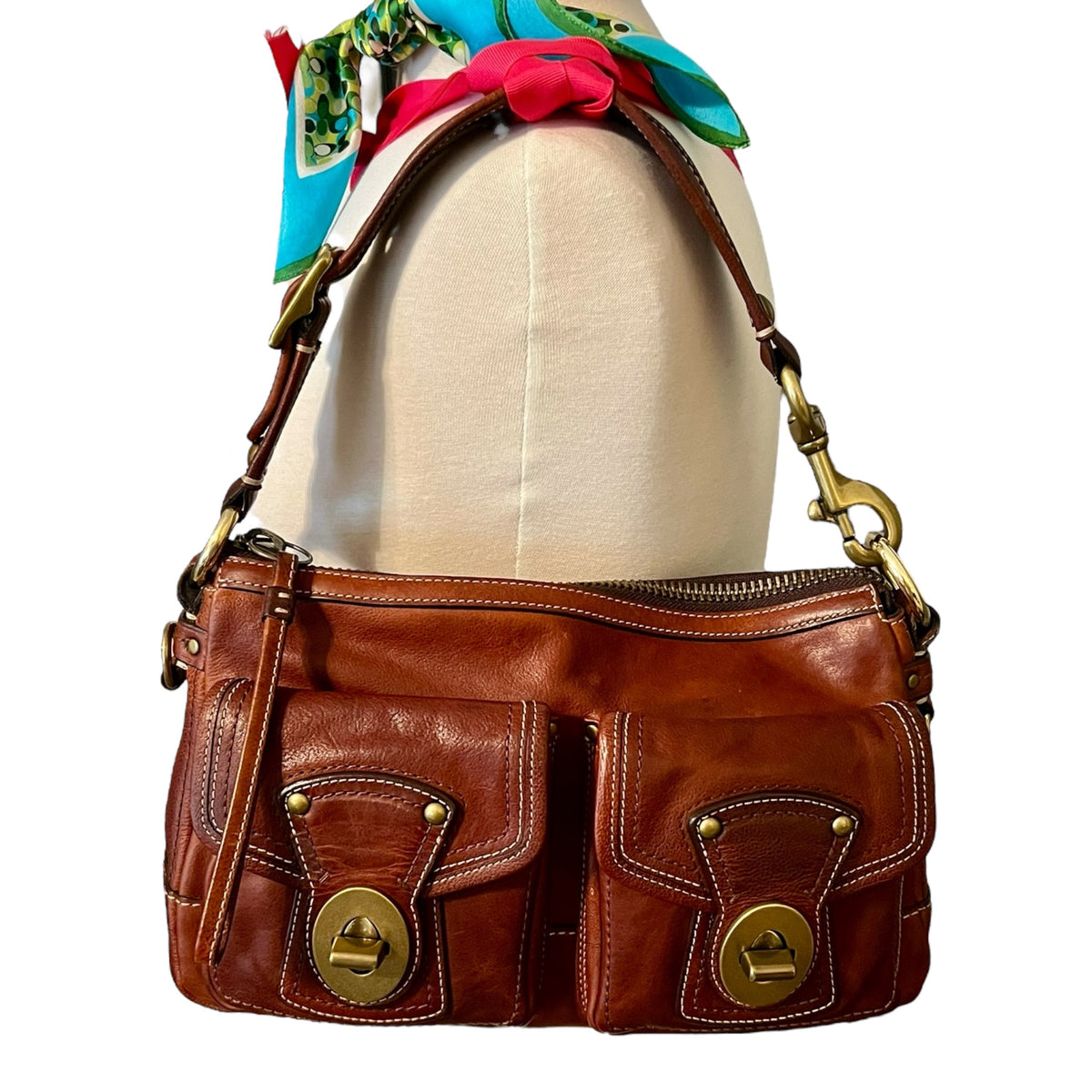 SOLD‼️Coach 65th Anniversary Legacy Whiskey Brown Handbag #10328 