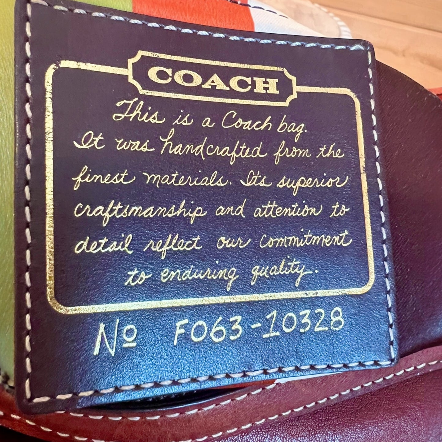 ‼️SOLD‼️Coach 65th Anniversary Legacy Whiskey Brown  Handbag #10328 Vintage Shoulder Bag