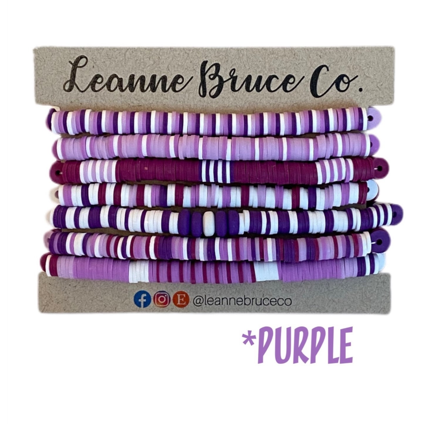 The LITTLE Sets COOL Tones ARM CANDY BRACELET COLLECTION - PURPLE