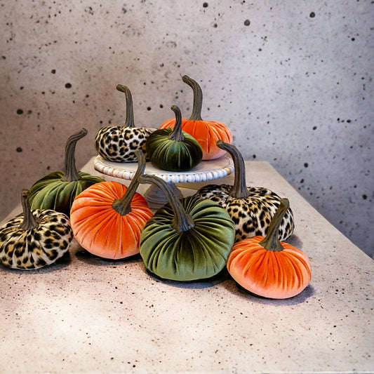 LARGE FABRIC & VELVET PUMPKINS - ENTIRE COLLECTION