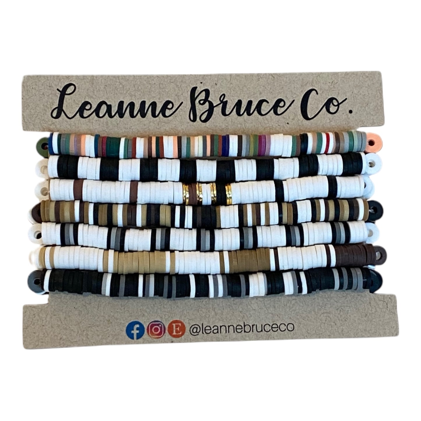 The LITTLE Sets COOL Tones ARM CANDY BRACELET COLLECTION - WHITE