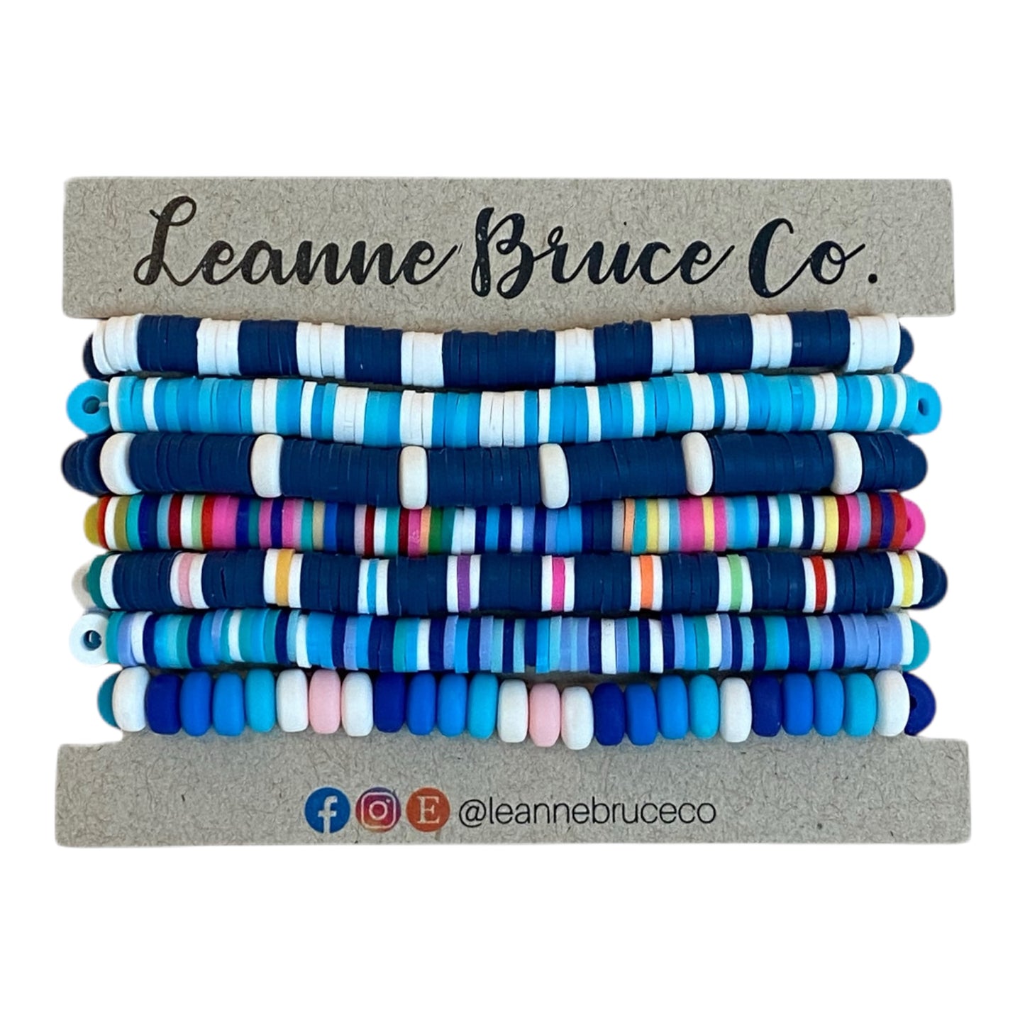 The LITTLE Sets COOL Tones ARM CANDY BRACELET COLLECTION - BLUE