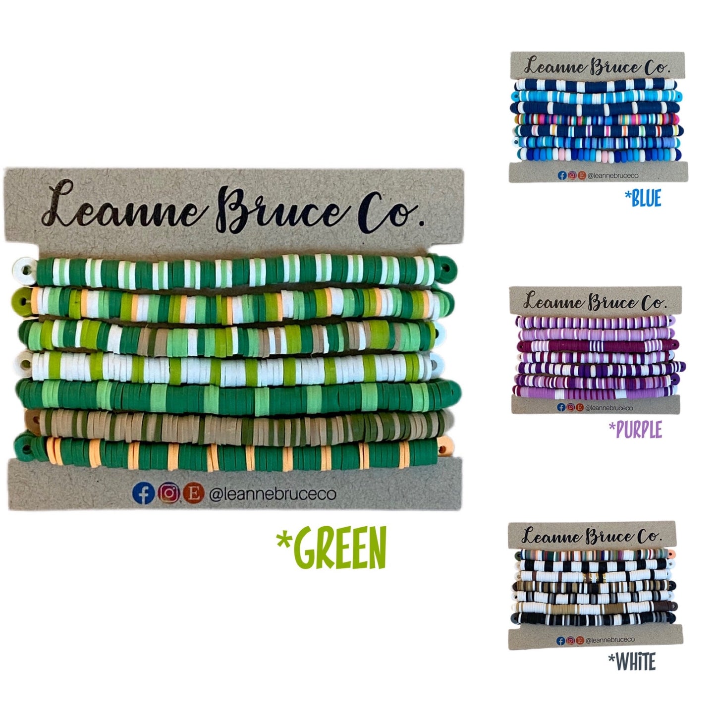 The LITTLE Sets Stretchy Stack Bracelets Arm Candy Collection MUST ORDER a TOTAL of 8 Sets