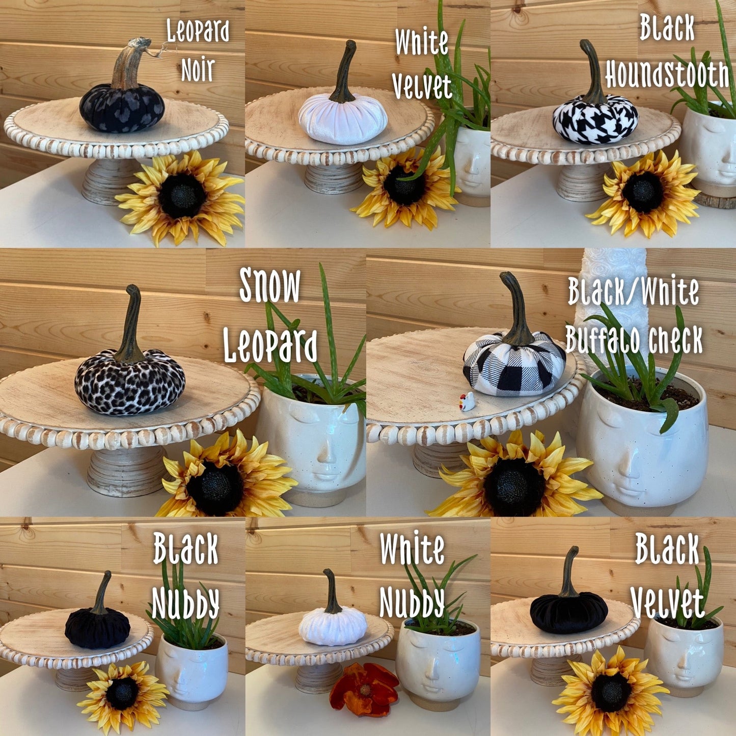 SMALL PUMPKIN SETS of 4 - MIX & MATCH - CREATE YOUR OWN SETS of SMALL PUMPKINS