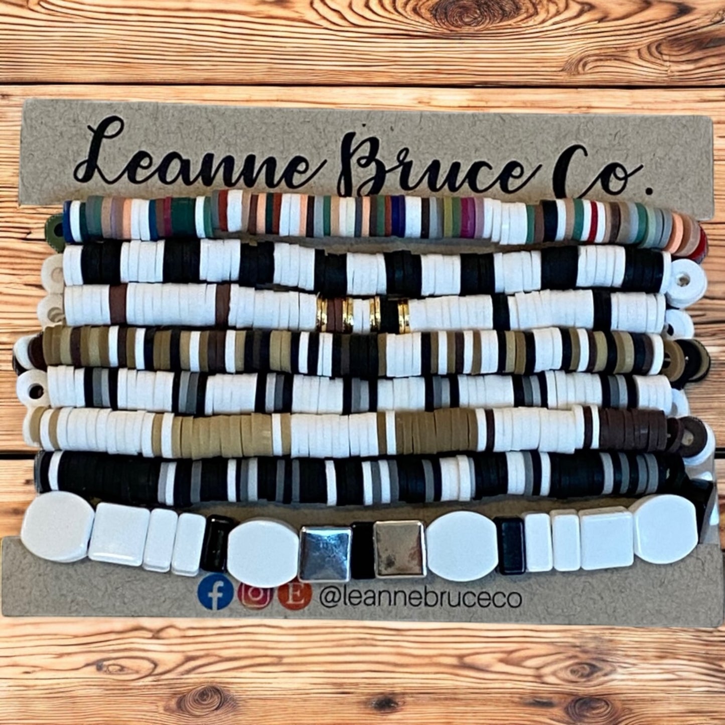 Bracelet Sets of 8 Stretchy Stack Bracelets COOL Tones and WARM Tones Jewelry Gift Set Arm Candy Bracelet Collection Chakra Layer Bracelets