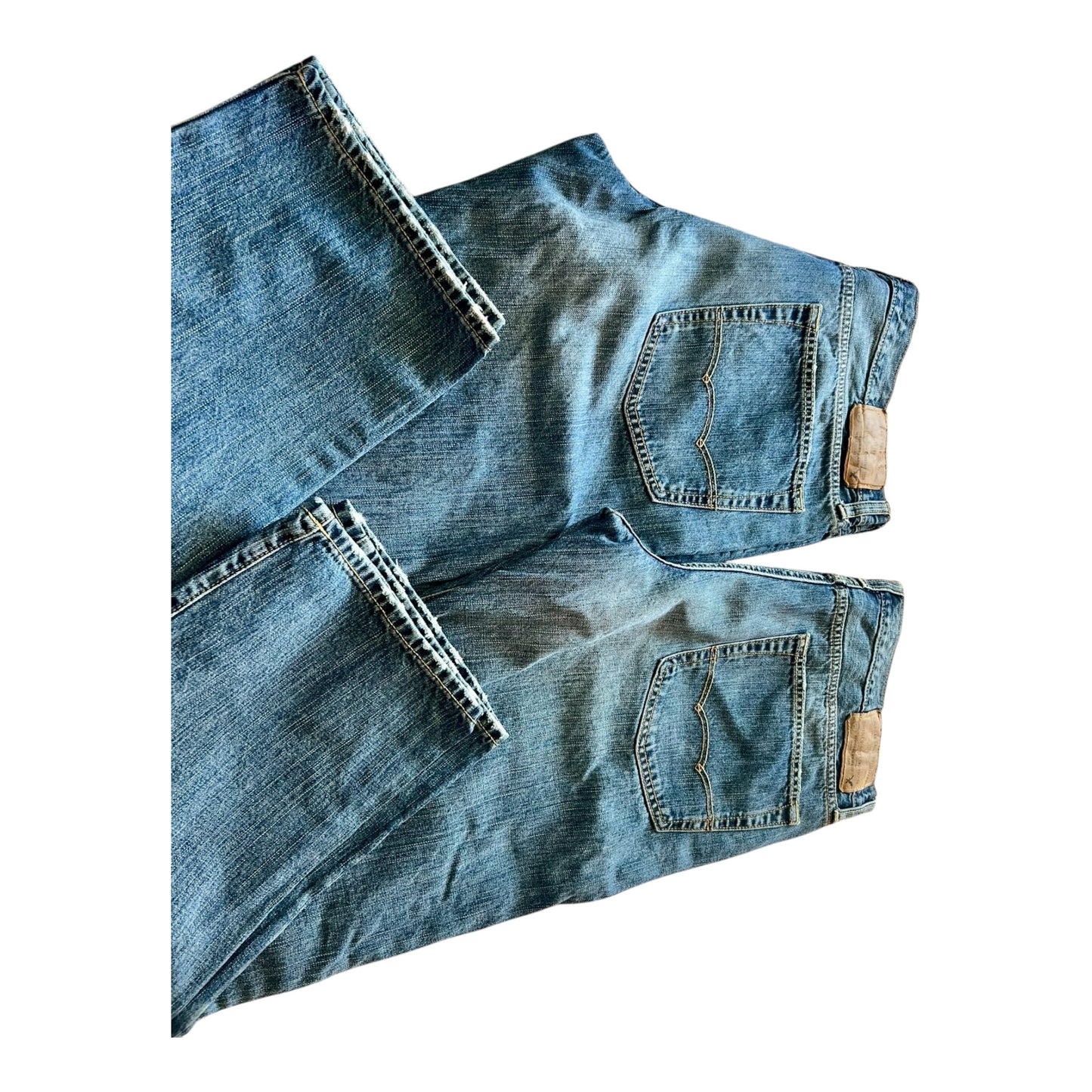 ‼️SOLD ‼️ AE AMERICAN EAGLE OUTFITTERS STRAIGHT LEG MENS JEANS 36X30 LOT of 2