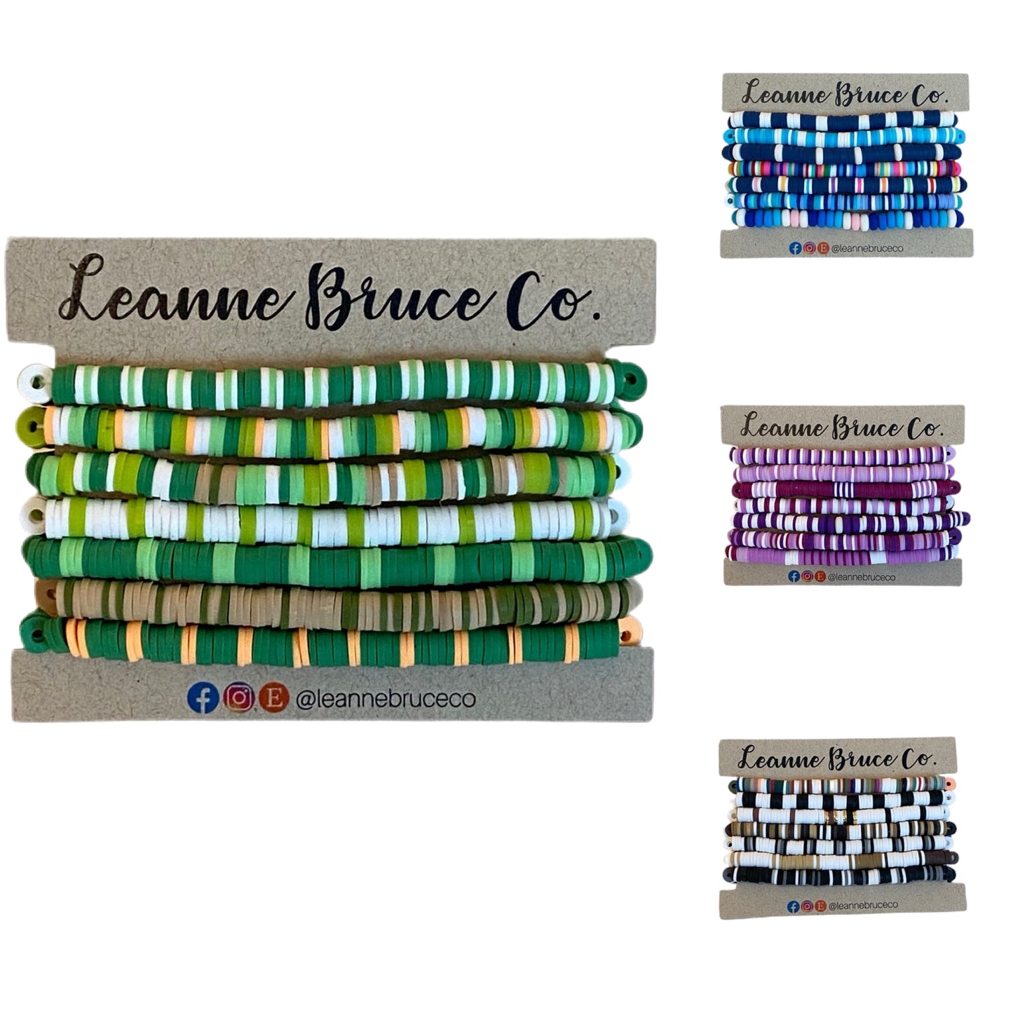 The LITTLE Sets COOL Tones ARM CANDY BRACELET COLLECTION - GREEN