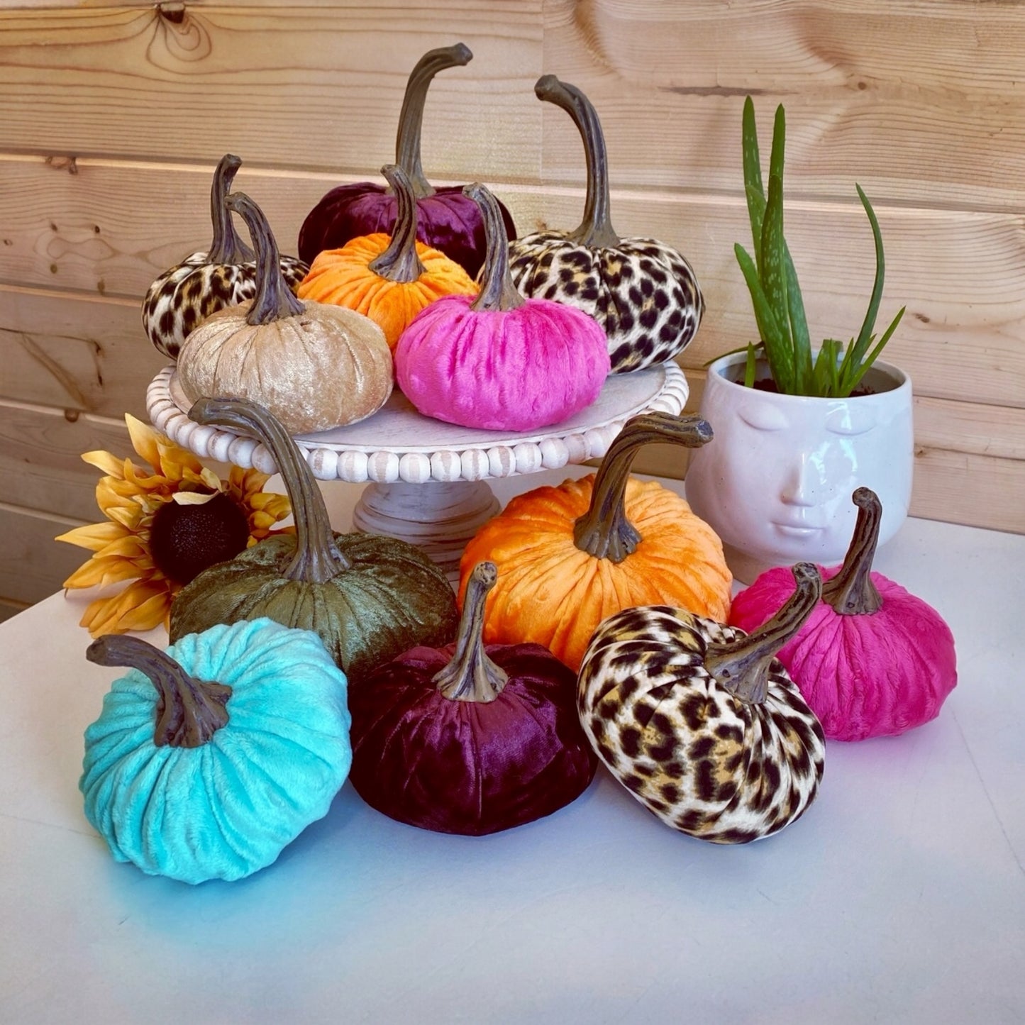 SMALL PUMPKIN SETS of 4 - MIX & MATCH - CREATE YOUR OWN SETS of SMALL PUMPKINS