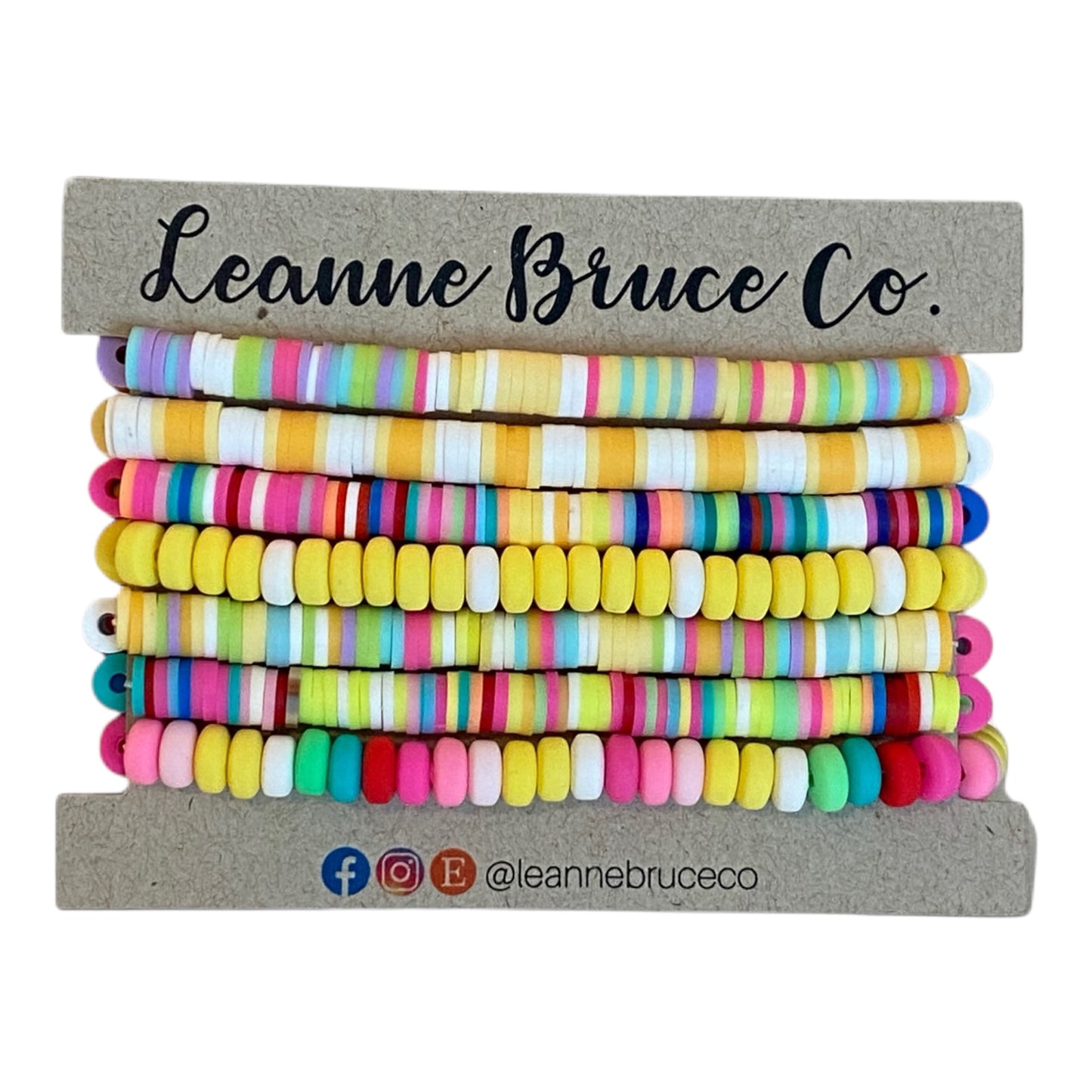 The LITTLE Sets WARM Tones ARM CANDY BRACELET COLLECTION - YELLOW