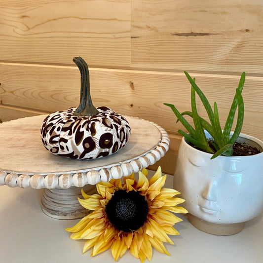 SMALL ANIMAL PRINT PUMPKIN - LEOPARD